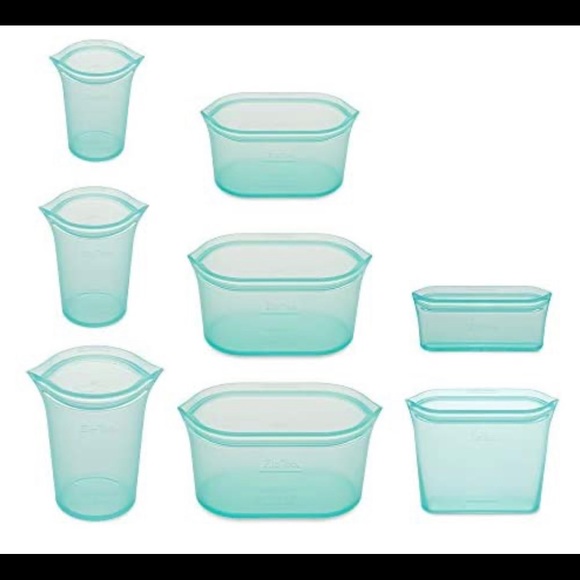 Zip Top Reusable Silicone Food Storage Bags and Containers - Picture 2 of 5